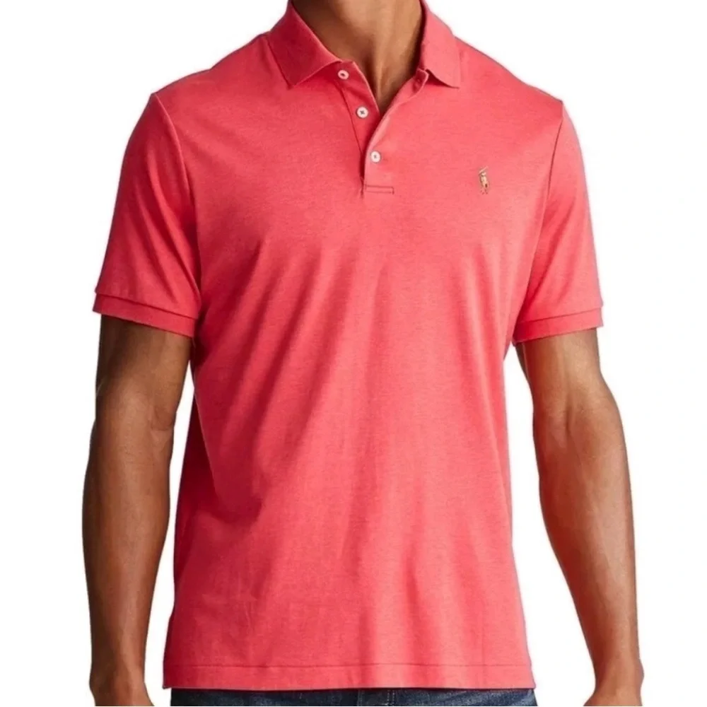 Polo Ralph Lauren Chest Pony Shirt Rosette Pink Men’s 3XLT NWT Big & Tall Preppy